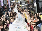 Maltepe’de 25 bin kişi kadınlar için “Hayata İz Bıraktı"