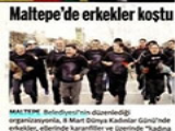 Taraf Gazetesi - Maltepe'de erkekler koştu